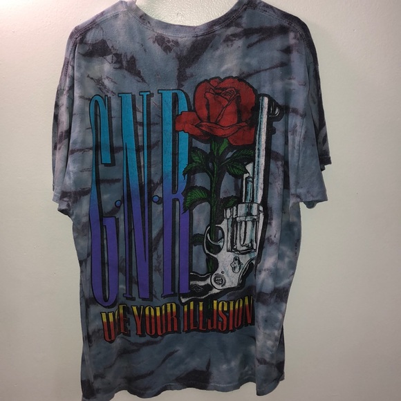 Guns & Roses graphic tie dye tee - Picture 2 of 3